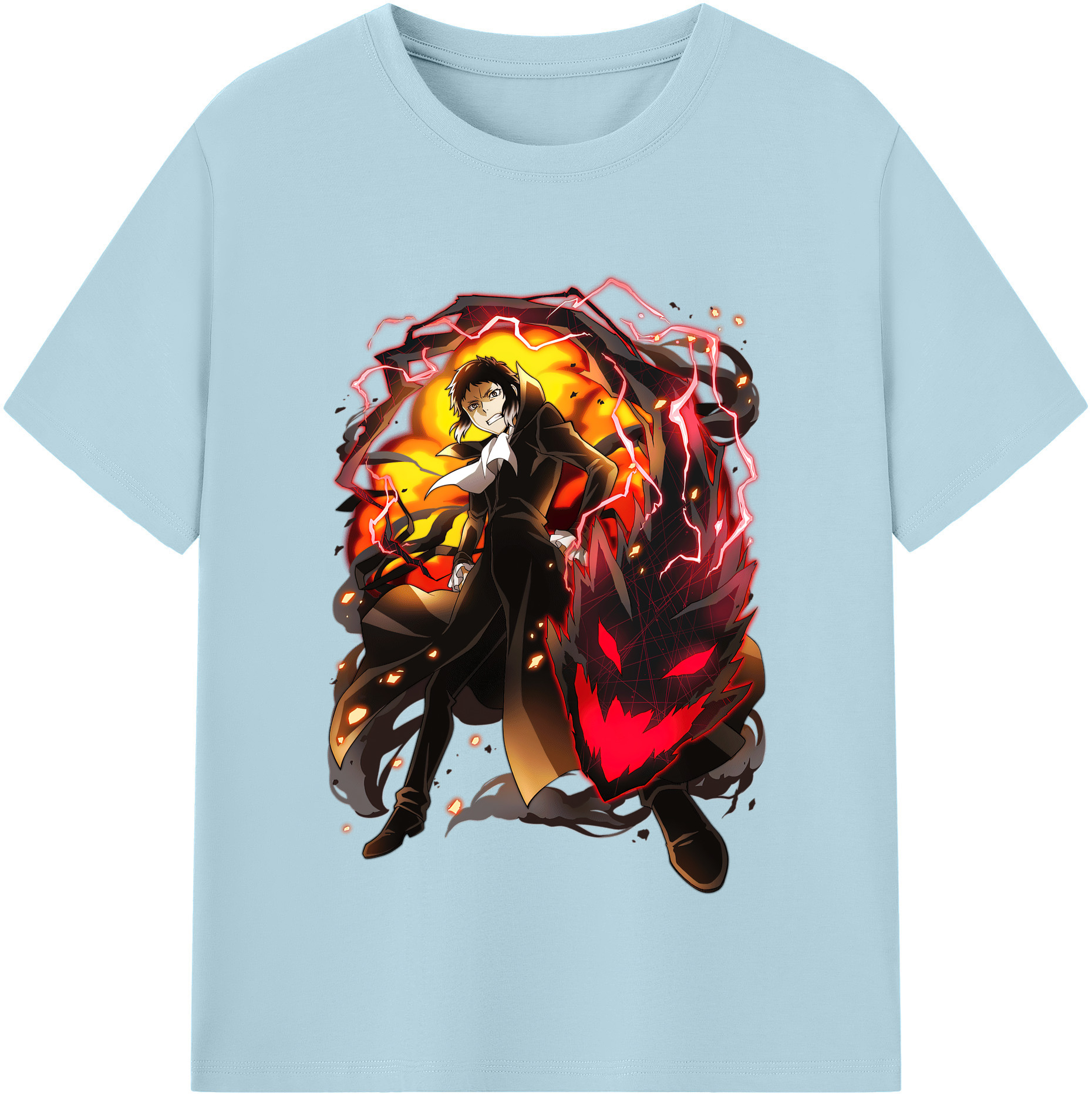 （画像用） 文豪ストレイドッグス Bungo Stray Dogs 綿100％半袖Tシャツ（フロントプリント）